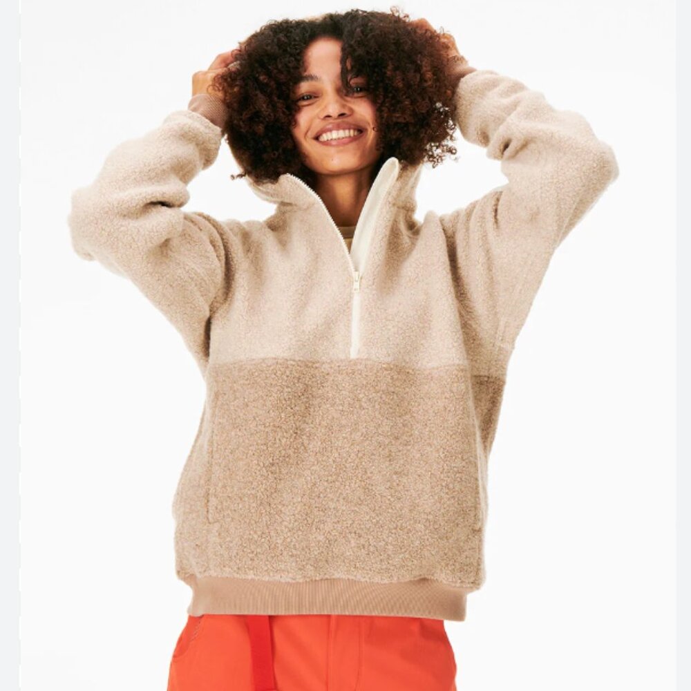 Outdoor Voices Megafleece 1/2 zip Hoodie